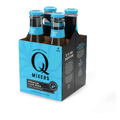 Q Drinks Club Soda 4pk 6.7oz Btl