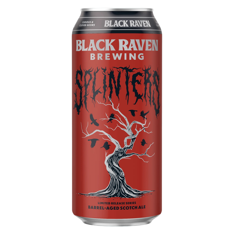 Black Raven Brewing Splinters Bourbon BA Strong Scotch Ale Single 22oz ...