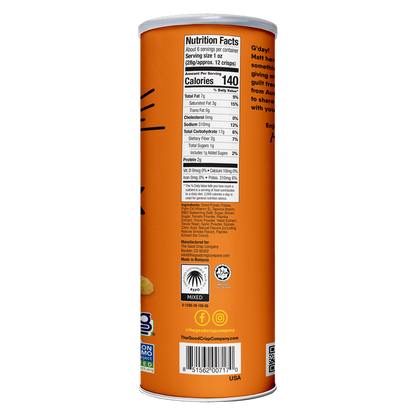 The Good Crisp Company Outback BBQ Potato Crisps 5.6oz