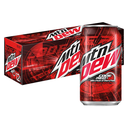 Mountain Dew Code Red 12pk 12oz Can