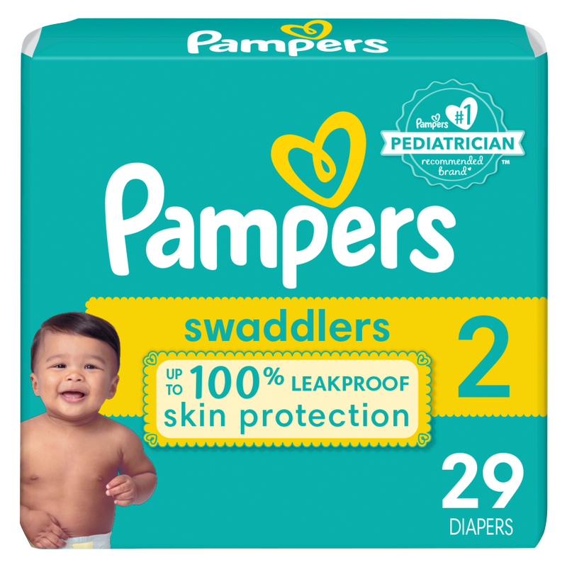 Pampers Swaddlers Diapers Size 2 29ct