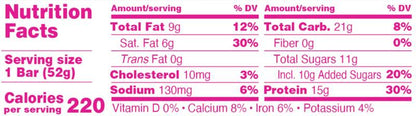 Alani Protein Bar Peanut Butter & Jelly, 1.83oz