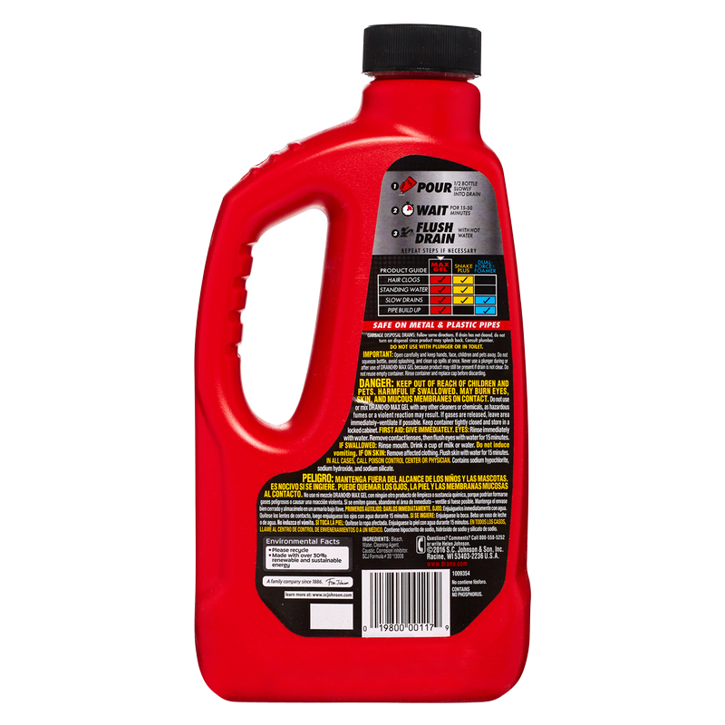 Drano Max Gel Clog Remover 32oz