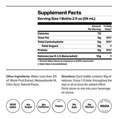 Ketone-IQ Ketone Shot 2oz Btl