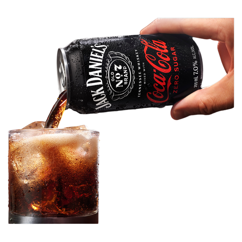 Jack Daniel's & Coke Zero 4pk 355ml Can 7% ABV – BevMo! Washington