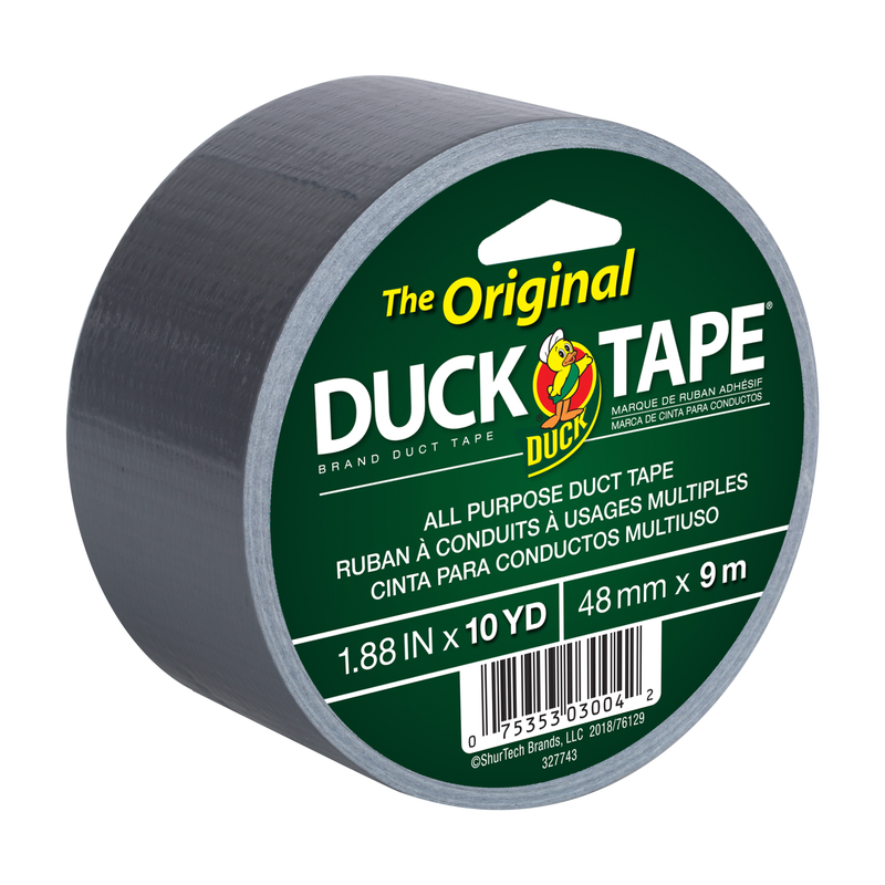 Duck 1.88 in. W X 10 Yd Gray Duct Tape