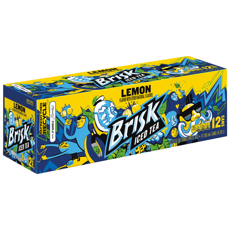 Brisk Iced Tea Lemon 12pk 12oz Btl