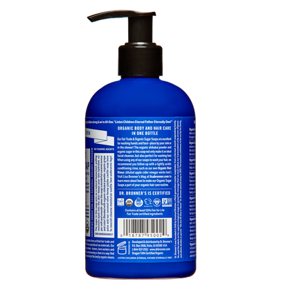 Dr. Bronner's Organic Sugar Soap Peppermint 12oz