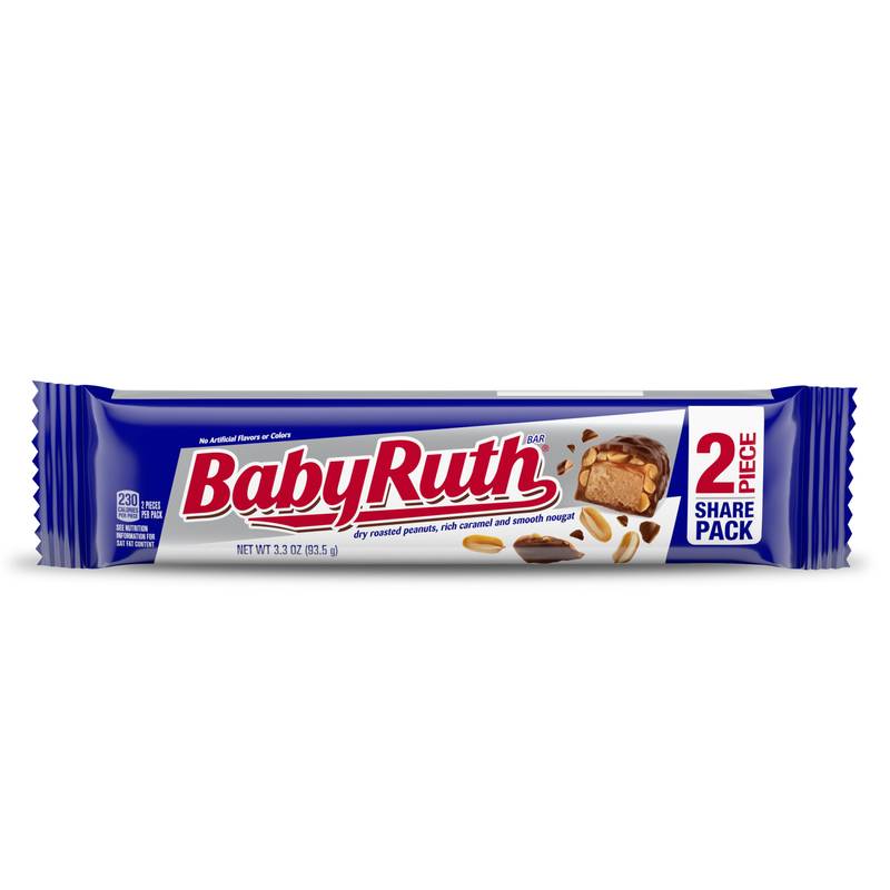 Baby Ruth Peanut Caramel Chocolate Candy Bar King Size, 3.3oz