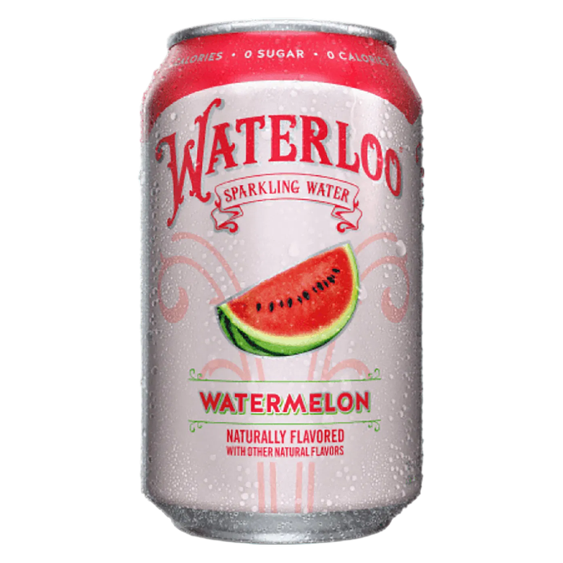 Waterloo Watermelon Sparkling Water 12pk 12oz Bottles