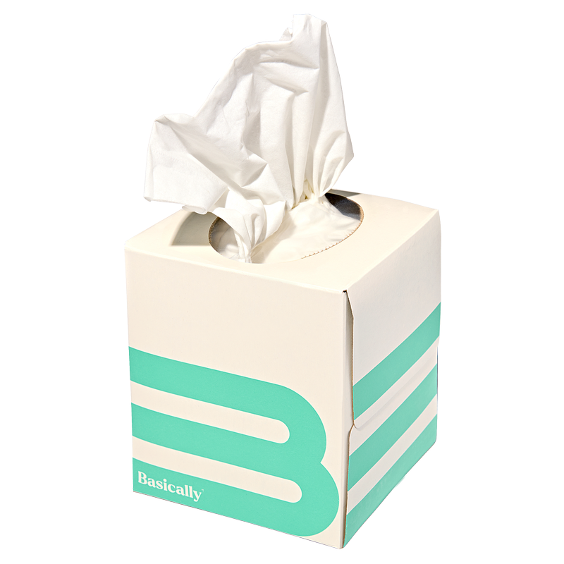 Basically 70ct Soft Facial Tissues