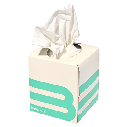 Basically 70ct Soft Facial Tissues