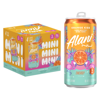 Alani Energy Orange Kiss 4pk 8.4oz Can – BevMo! Washington