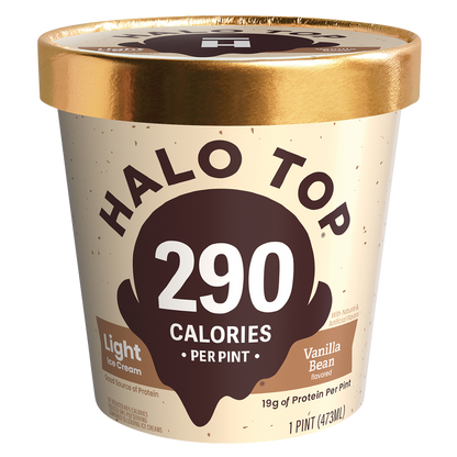 Halo Top Vanilla Bean Ice Cream Pint