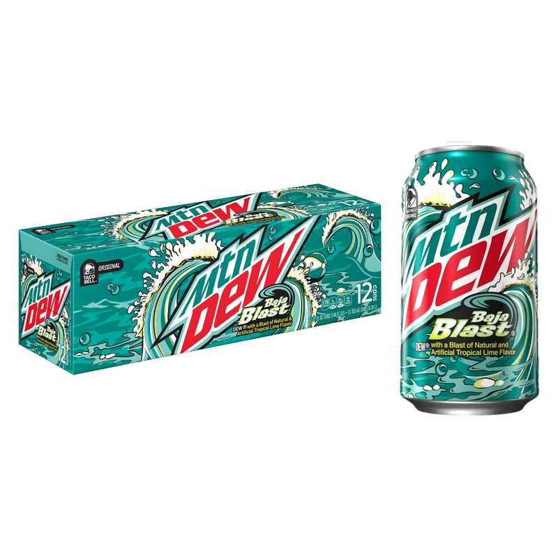 Mountain Dew Baja Blast 12pk 12oz Can