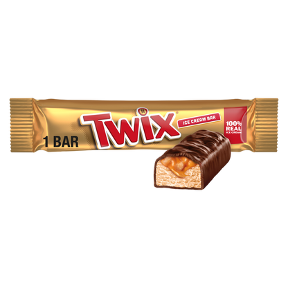 TWIX Vanilla and Caramel Milk Chocolate Ice Cream Bar - 3 Oz Bar
