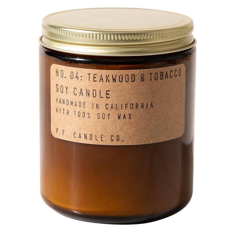 P.F. Candle Co Teakwood & Tobacco Soy Candle 7.2oz