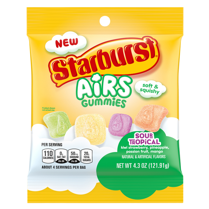 Starburst Airs Sour Tropical 4.3oz