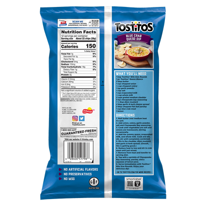 Tostitos Bite Size Rounds Corn Tortilla Chips 12oz
