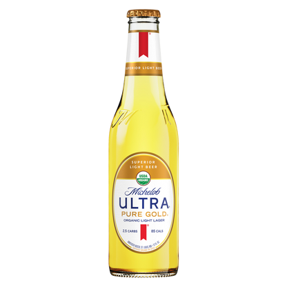 Michelob Ultra Pure Gold 12pk 12oz Btl 4.2% ABV