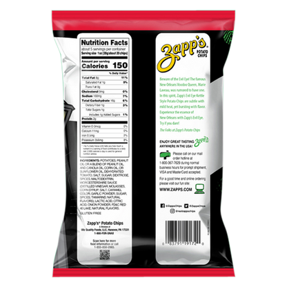 Zapp's Kettle Potato Chips Evil Eye 4.75oz