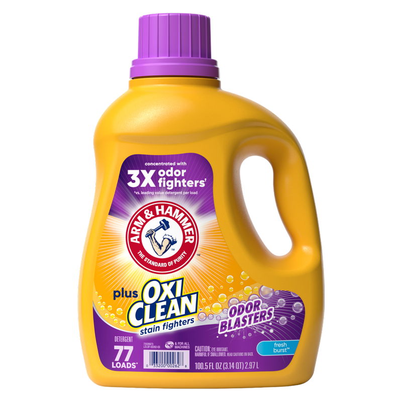 Arm & Hammer  Plus OxiClean Odor Blasters Fresh Burst Liquid Laundry 100.5oz