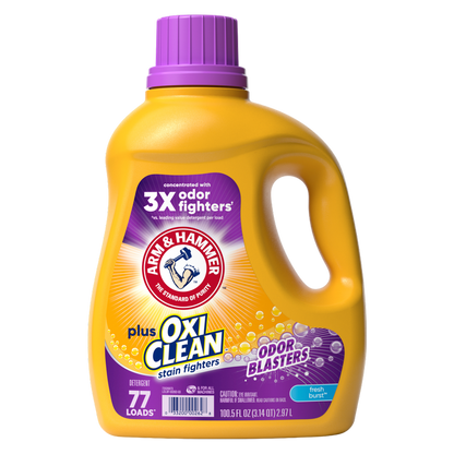 Arm & Hammer  Plus OxiClean Odor Blasters Fresh Burst Liquid Laundry 100.5oz