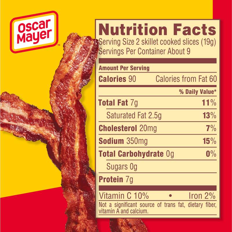 Oscar Mayer Naturally Hardwood Smoked Bacon - 16oz