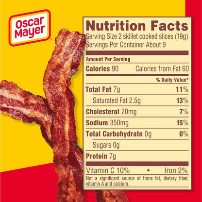 Oscar Mayer Naturally Hardwood Smoked Bacon - 16oz