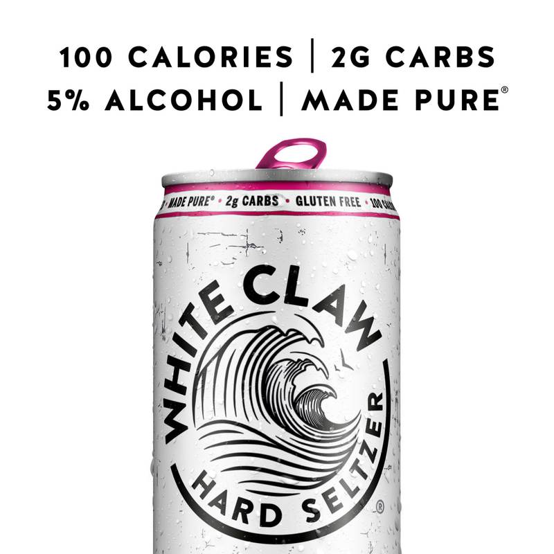 White Claw Black Cherry 12pk 12oz Can 5.0% ABV – BevMo! Washington