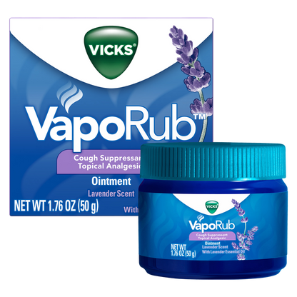 Vicks VapoRub Scented Cough Suppressant Ointment Lavender 1.76oz