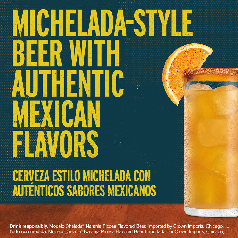 Modelo Chelada Naranja Picosa Single 24oz Can 3.2% ABV