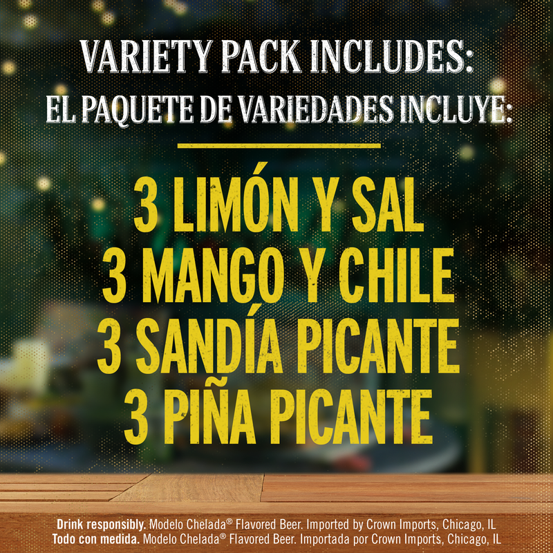 Modelo Chelada Variety 12pk 12oz Can 3.5% ABV