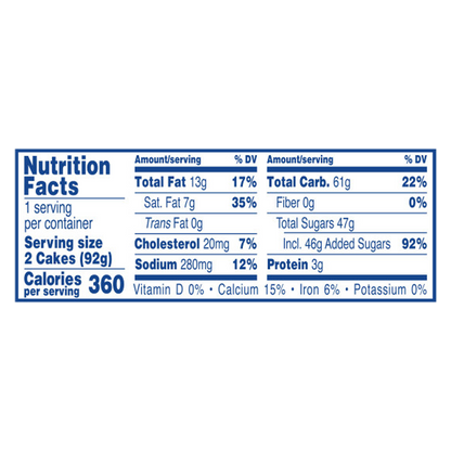 HOSTESS Birthday CupCakes Single Serve, 2 Count, 3.27 oz