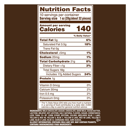 M&M's Milk Chocolate Candies 10oz