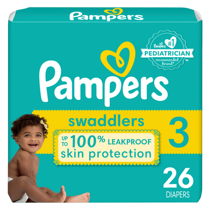 Pampers Swaddlers Diapers Size 3 26ct