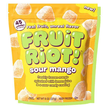 Fruit Riot Mango Sour Candy 8oz