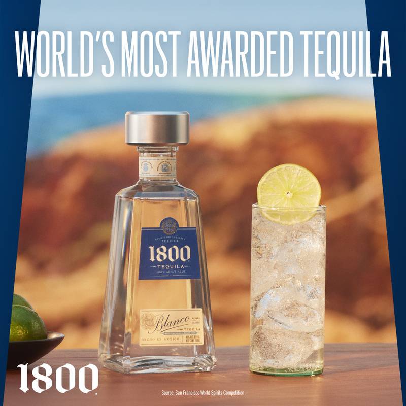 1800 Tequila Blanco 750ml (80 Proof)