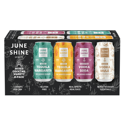 JuneShine Mixed Cocktail Variety 8pk 12oz Can 10% ABV