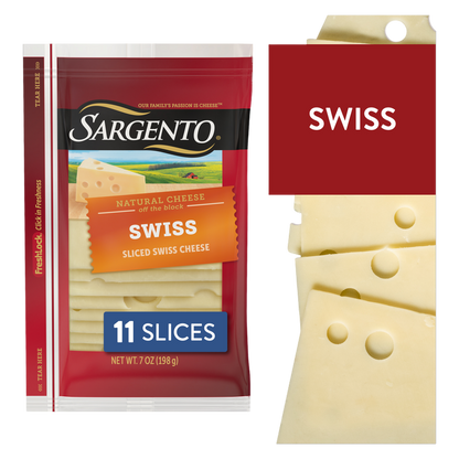 Sargento Sliced Swiss Natural Cheese - 11 slices