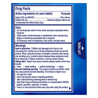 Alka-Seltzer Hangover Relief Effervescent Tablets, 20ct