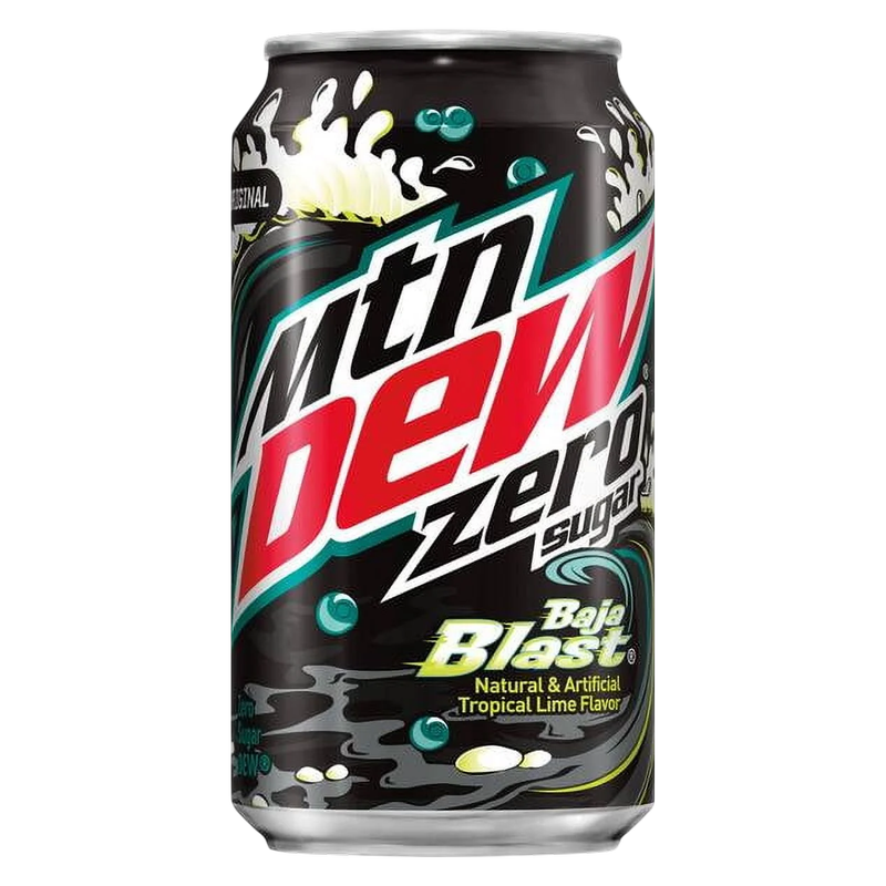 Mountain Dew Zero Sugar Baja Blast 12pk 12oz Can