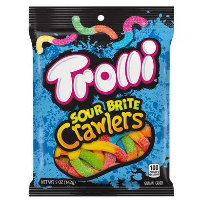 Trolli Sour Brite Crawlers Gummy Candy 5oz
