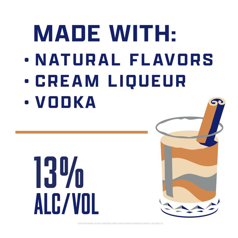 Cutwater White Russian 4pk 12oz 13% abv – BevMo! Washington