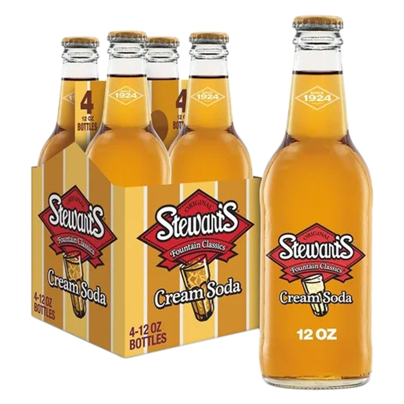 Stewart's Cream Ale 4pk 12oz Btl