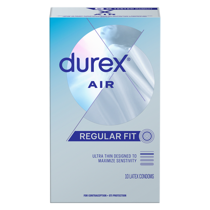 Durex Air Extra Thin Regular Fit Condoms 10 Ct