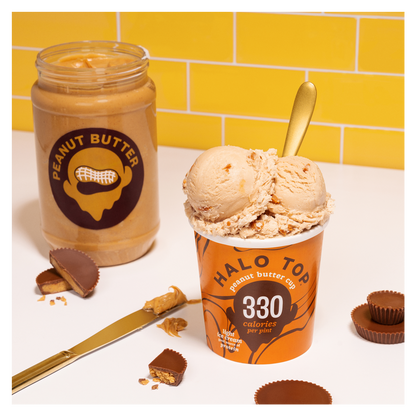Halo Top Peanut Butter Cup Ice Cream Pint