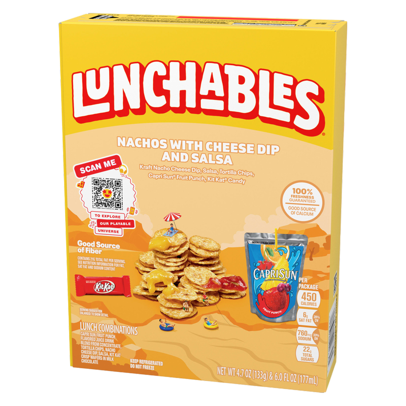 Lunchables Nachos with Cheese Dip & Salsa - 10.7oz