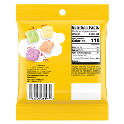 Starburst Airs Sour Tropical 4.3oz