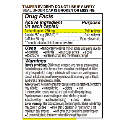 Goodnow Extra Strength Headache Relief 100 caplets